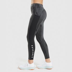 Grey/black Gymshark leggings